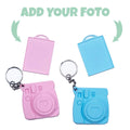 Chaveiro Personalizado com Foto – Câmara Instantânea | Impressão 3D (50 × 50 mm)