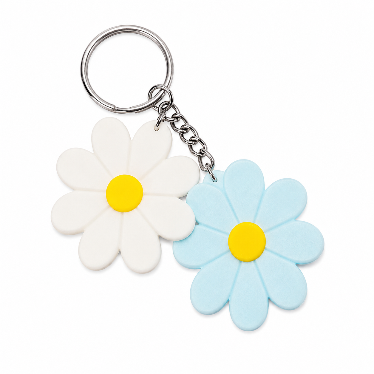 Porta-Chaves Flores Margarida em Impressão 3D – Conjunto Decorativo