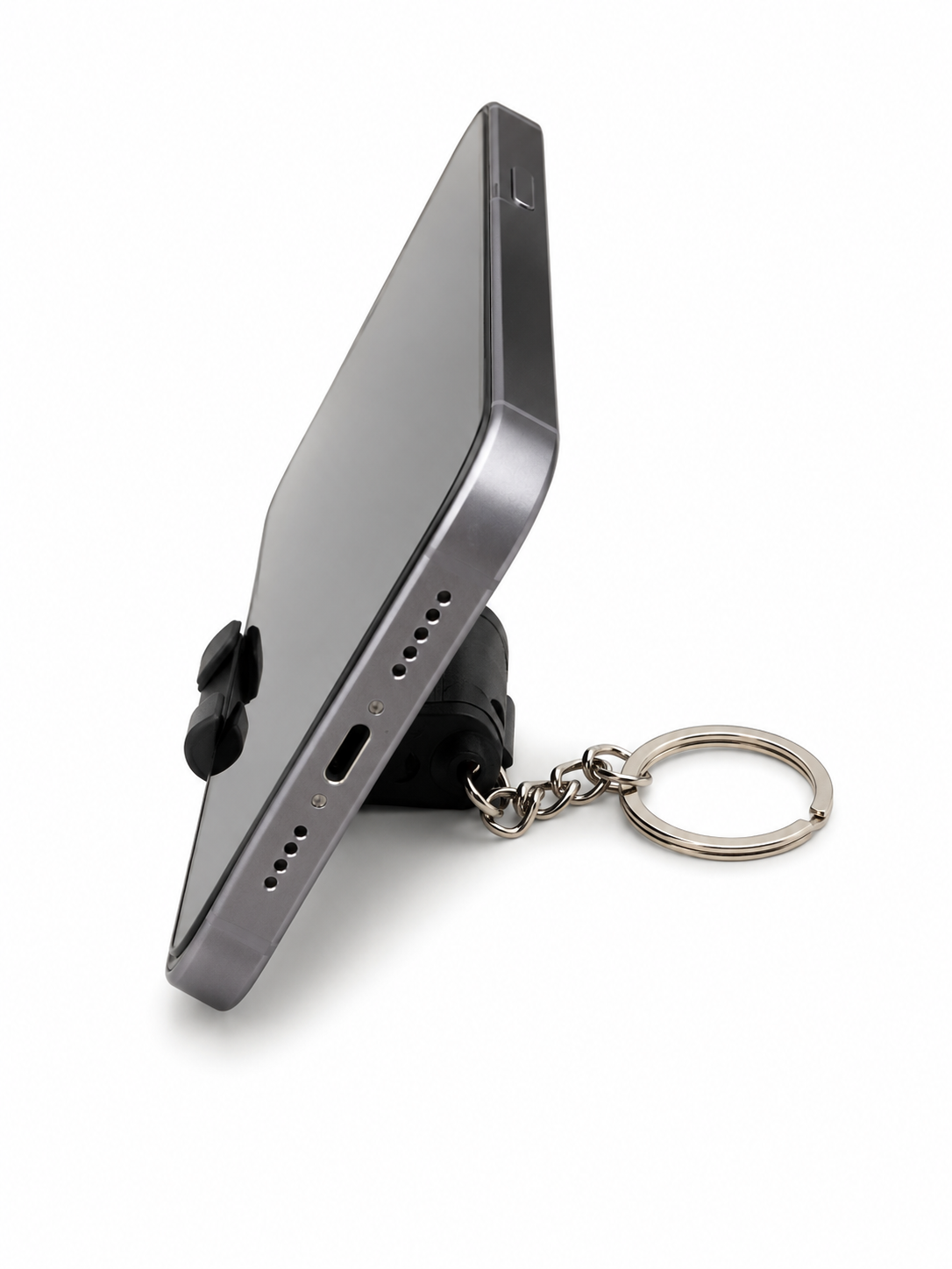 Chaveiro Suporte celular preto